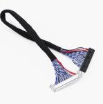 300V Rated Voltage Black Copper Conductor Material LVDS Cable for Speed Data