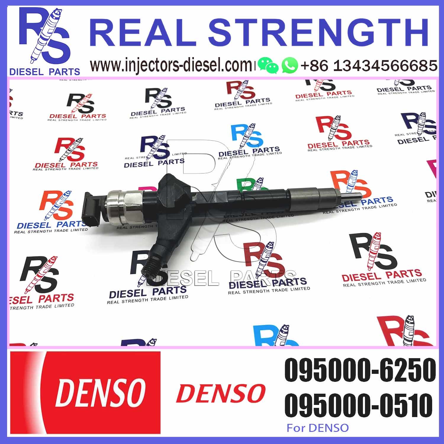 Common Rail Diesel Fuel Injector Assy 095000-6253 095000-6250 16600EB70D For Nissan 16600EC00 16600EC00A