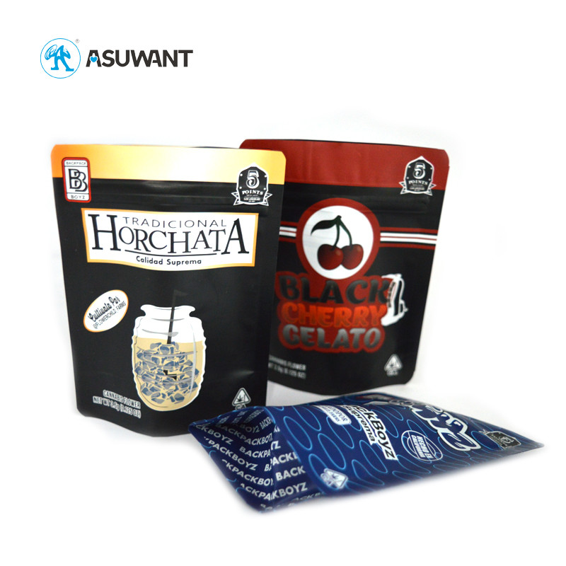 Weed Packaging Smell Proof Zipper Bags Small Sachet Plastic Cigar Bags
