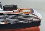 MS Zuiderdam Cruise Ship Models Ivory White Color For Outdoor Exhibition
