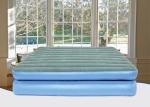 King Twin Size Blow Up Air Bed Mattress Flocked Elevated Inflatable Outdoor
