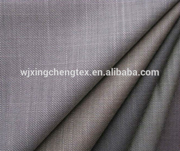 Medium Weight Plain Dyed 80% Polyester 20% Rayon TR Fabric for Men's Business Uniform