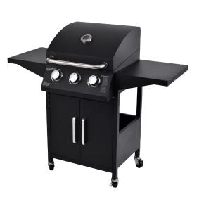 Wholesale 26.8kg Portable Gas Bbq Grill with Trolley Outdoor Rotisserie Roaster Barbecue from china suppliers