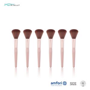 Wholesale Face Powder Highlight Single Makeup Brush Synthetic Hair Aluminum Ferrule 1PC from china suppliers