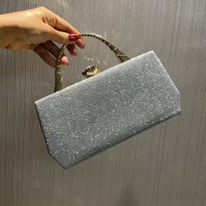 Wholesale Vintage Style Hasp Women Handbag adorned with Designer Highlight Sequins Leather Trend from china suppliers