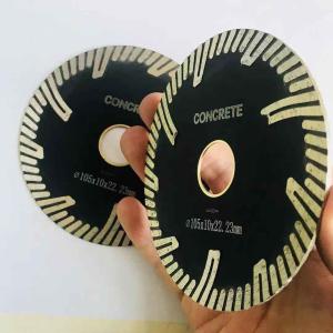 Wholesale 30CrMo 105mm Turbo Diamond Saw Blades Hot Press Sintered For Concrete from china suppliers
