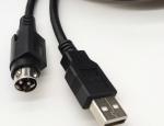 OEM ODM USB DC24V Cable 24V To Hosiden USB-B