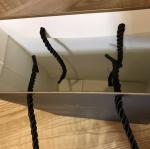 Cosmetics Kraft Paper Shopping Bags With Rope Handle ODM