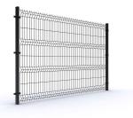 Decorative Garden Village 2D Curvy 3d Welded Wire Fence Corrosion Protection