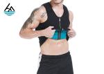Classical Black Neoprene Slimming Suits / CrossFit Mens Waist Trainer Vest