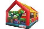 Forest Style Inflatable Fun City , Customized Size Blow Up Fun House
