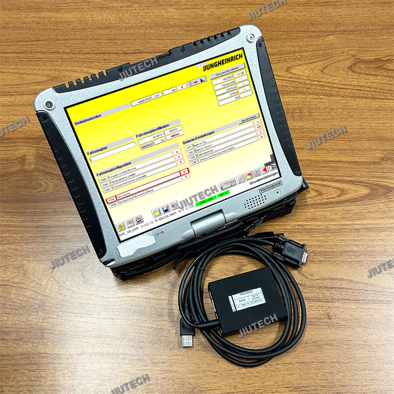 Ready to use Forklift Diagnostic tool JUDIT4 Jungheinrich Judit box Incado with CF19 laptop installed Jungheinrich judit