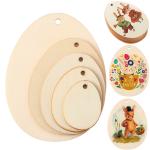 Chips Hanging 60mm Unfinished Wood Crafts Blank Wooden Blocks