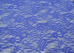 Wholesale High Tenacity Purple Polyester Lace Fabric of Cashew Design CY-CT8503 from china suppliers