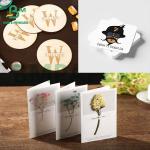 0.4 - 0.9mm Thick Plain White Coaster Board 640 X 900mm For Cup Coaster