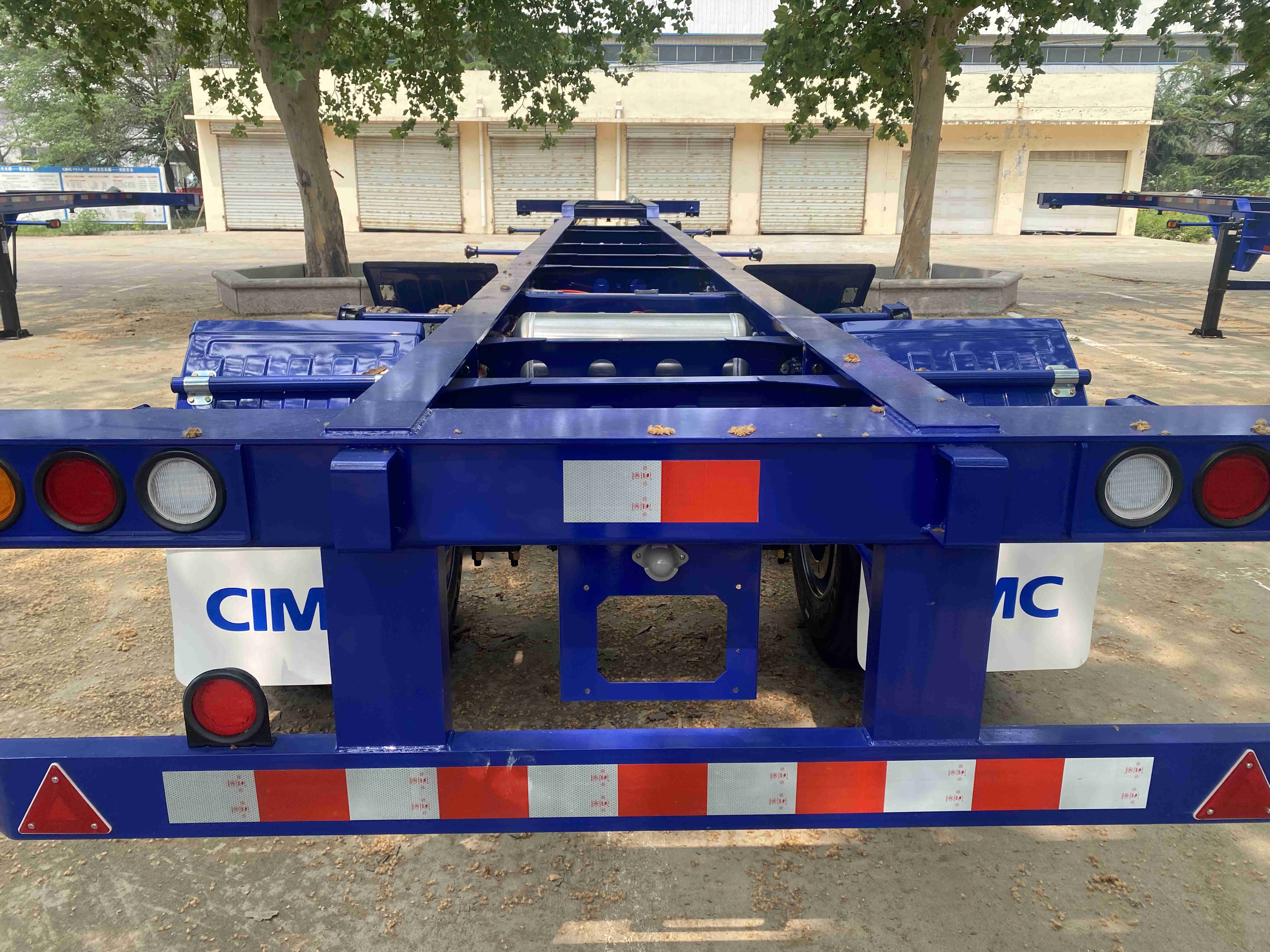 CIMC Steel 3-Axle Container Transport Semi-Trailer with Mechanical or Air Suspension