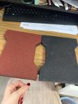 Dog Shape H Shape 200*160*120mm Interlocking Rubber Pavers 20-50mm Anti Slip For