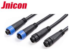 Wholesale Jnicon 2 Pin 3 Pin Waterproof Cable Connector , IP67 Outdoor Electrical Cable Connectors from china suppliers