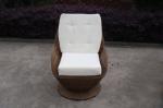 Contemporary Comfortable Sofa Chair , Rattan Wicker Furniture Set
