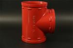 Three Ends Grooved Reducing Tee Corrosion Resistance DN60--DN426