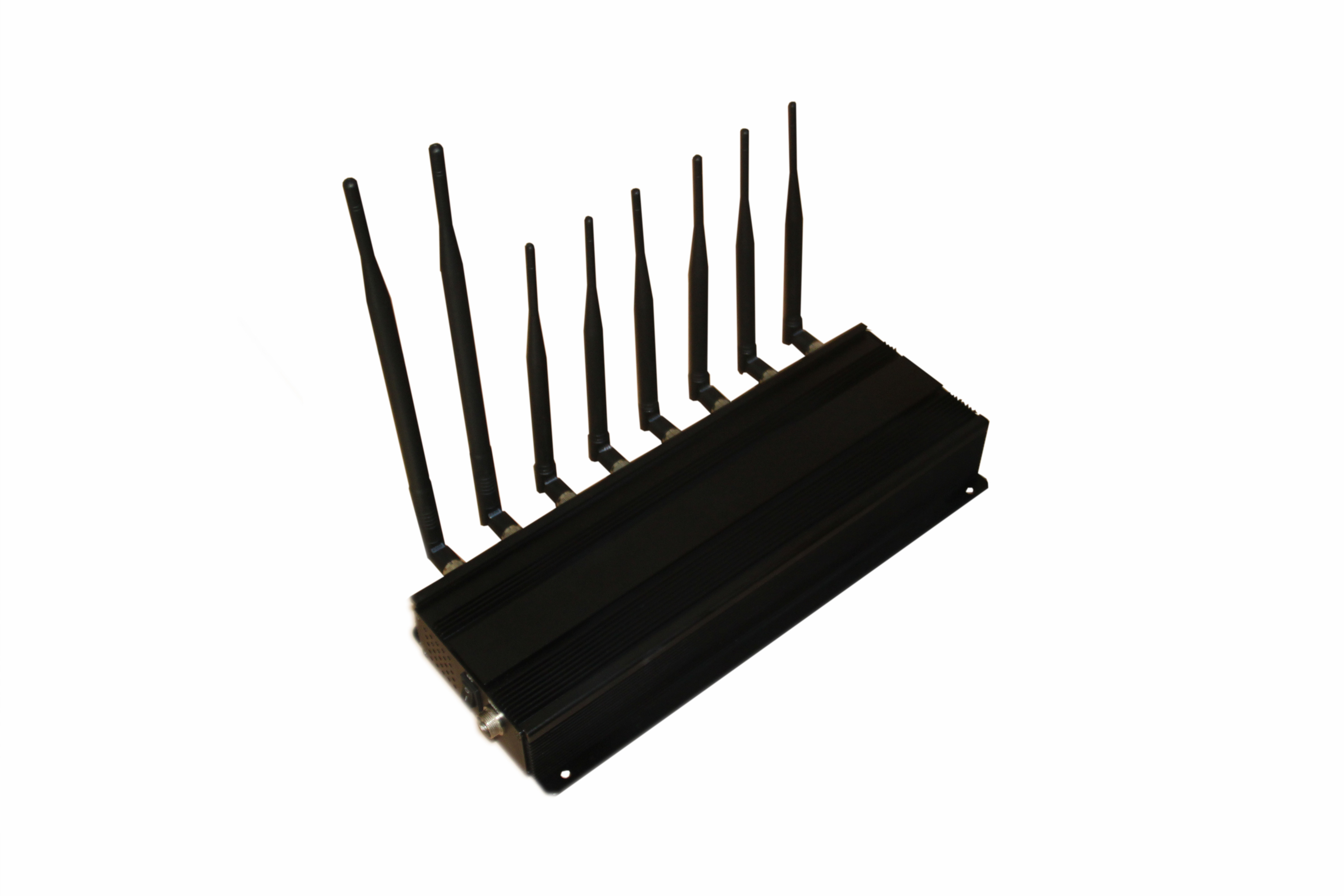 15W 4G WIFI Cell Phone Signal Jammer / Blocker Black For Auditoriums