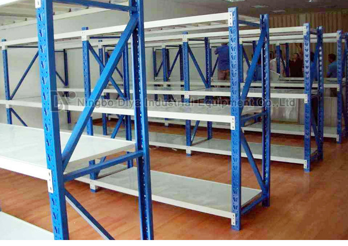 Heavy Duty Stacking Rack System , Warehouse Metal Storage Rack Shelf