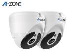 Ip Waterproof Closed Circuit Television Cameras , White Dome Cctv Camera 1536P