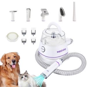 Wholesale Clippers Blades Professional Cat Dog Grooming Kit Vacuum Pin Brush Tool Bag Brush Set from china suppliers