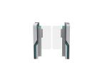 Cold Roll Steel 1.5mm painting Swing Gate Mechanism for Self Supermarket and GYM