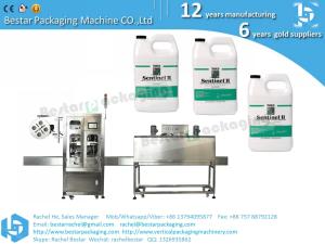 Wholesale Hand washer bottle labeling, alcohol sanitizer bottle labeling machine from china suppliers