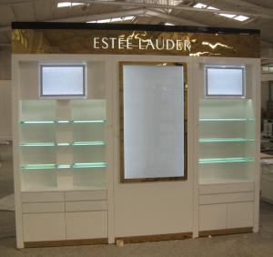 Wholesale LED Lightings Famous Cosmetics Shop Wood Cabinets from china suppliers