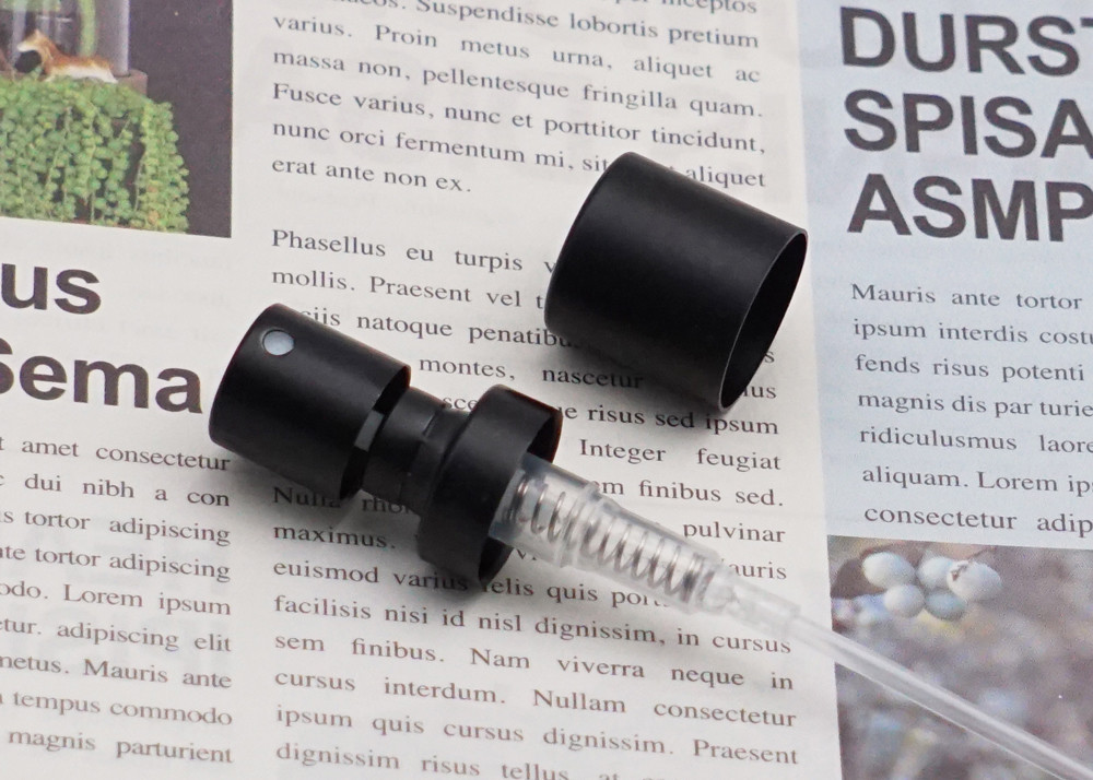 High Profile Perfume Fea15mm Crimp Spray Pump Sprayer Glass Bottles