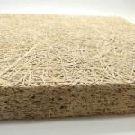 Restaurant Ceiling Wood Wool Acoustic Panel Soundproof Tiles 38mm