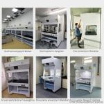 Laboratory Laminar Fume Hood Cupboard PP Ductless Fume Hood Cabinets