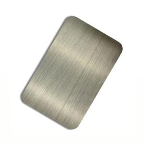 Wholesale Silver Brushed Ss Decorative Sheets OEM 201 304 316 SGS Certificate from china suppliers