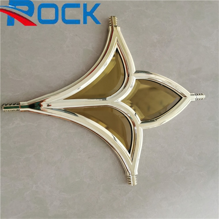 Goledn with mirror decoration 8*18 double glazing georgian bars flower