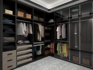 Wholesale Wardrobe Closet Factory Made By Laminated Furniture Of In-Wall Storage Cabinet For Luxury House Bedroom Interior Design from china suppliers