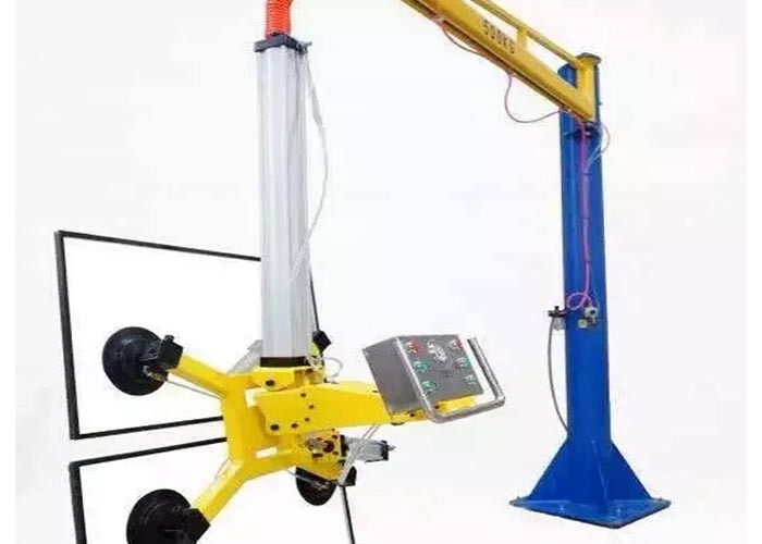 Portable Insulating Glass Production Line moveable Glass Vacuum Crane Lift