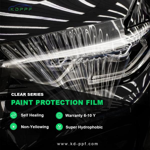10 Years Warranty Anti Yellowing Gloss Paint Protection Film Self Healing Ppf