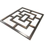 Decorative Stainless Steel Metal Fabrication Metal Wall Panels Room Divider 201