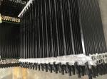 Spear Top Garrison Fence,Steel Tubular Powder Coated RAL9001 Black