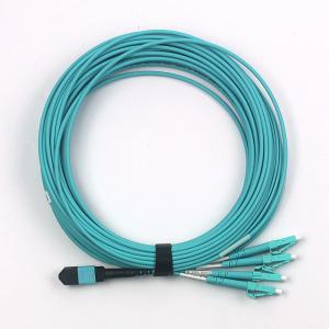 Wholesale Fiber Optic Patch Cord MTP MPO cable LC OM3 8F 12F 24F 3.0mm LSZH from china suppliers