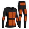 Wholesale Winter Men Warm Electric Heating Suit Set Heating USB Heated Thermal Underwear Suit from china suppliers