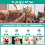 5 in 1 Pet Hair Cleaner Vacuum Hair Shaver Brush for Customized Grooming and