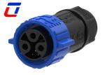 M25 3 Pin 50A Waterproof Power Connector Push Lock Watertight Power Connectors