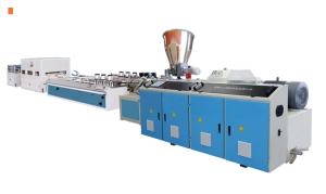 Wholesale Computer Control PVC Pipe Extrusion Line , Twin Screw Pvc Tube Making Machine from china suppliers