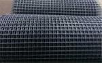Black Steel Crimped Wire Mesh , Rod Vibrating 18 Gauge Woven Wire Mesh