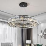 Luxury Crystal Chandeliers For Living Room Lobby Modern Home Decor crystal led