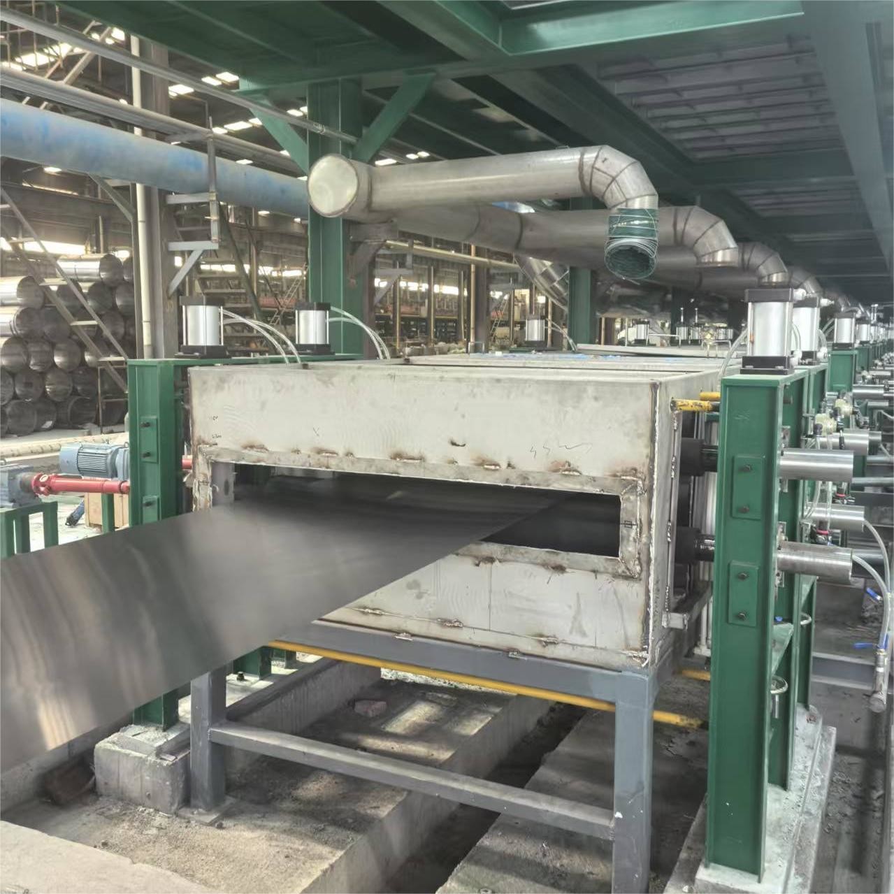 High Efficiency Color Continuous Coil Coating Line For Steel Plates