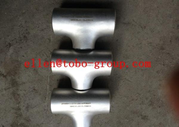 TOBO STEEL Group REDUCING TEE ASME B16.9 BEVELED END SCH 10S SS SUPER DUPLEX